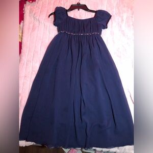 Dark blue kids dress
